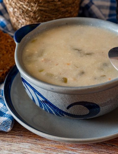 Leek, Potato and Kale Soup