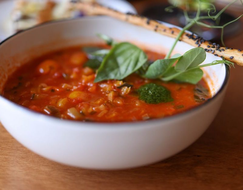 Minestrone With Beans and Greens