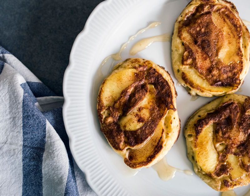Oat and Apple Pancakes