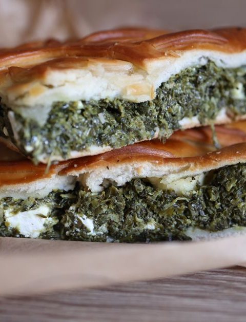 Spinach and Feta Filo Pie