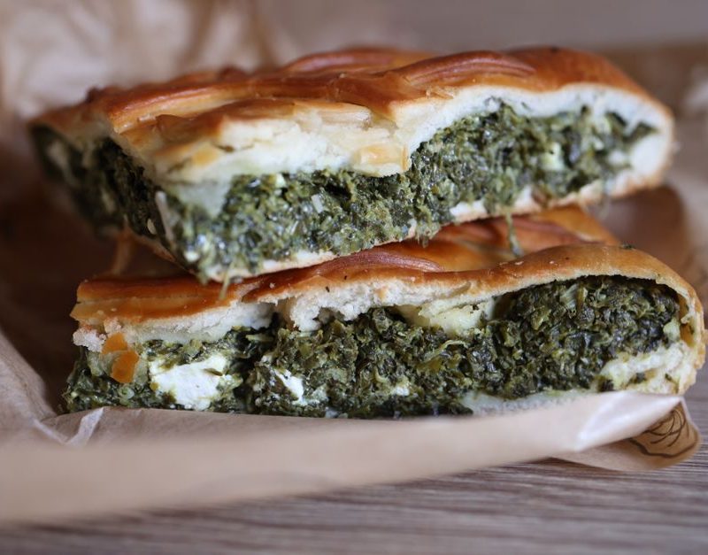 Spinach and Feta Filo Pie