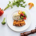 Roasted Sweet Potato and Bean Bowls with Lime Dressing