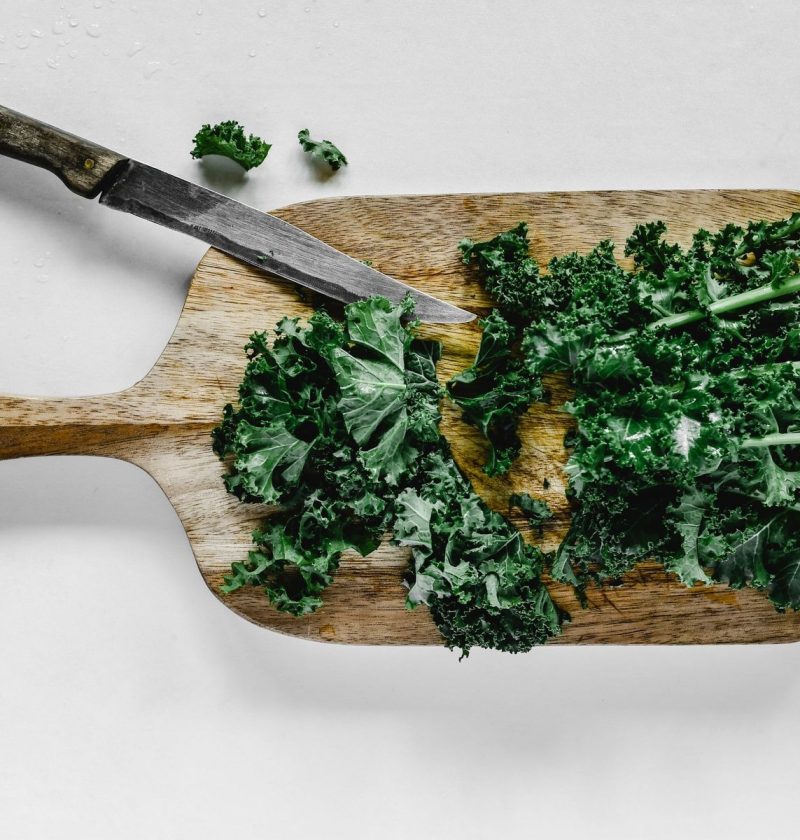 Lemon Herb White Beans and Kale in a Skillet