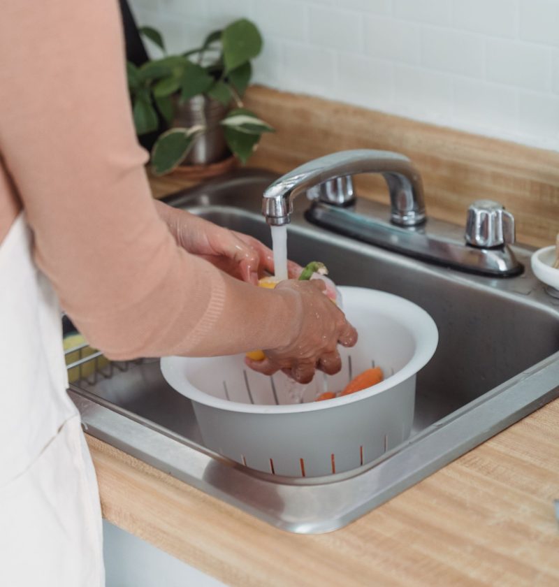 Wash Fresh Produce and Dry Leafy Greens Without Making a Mess