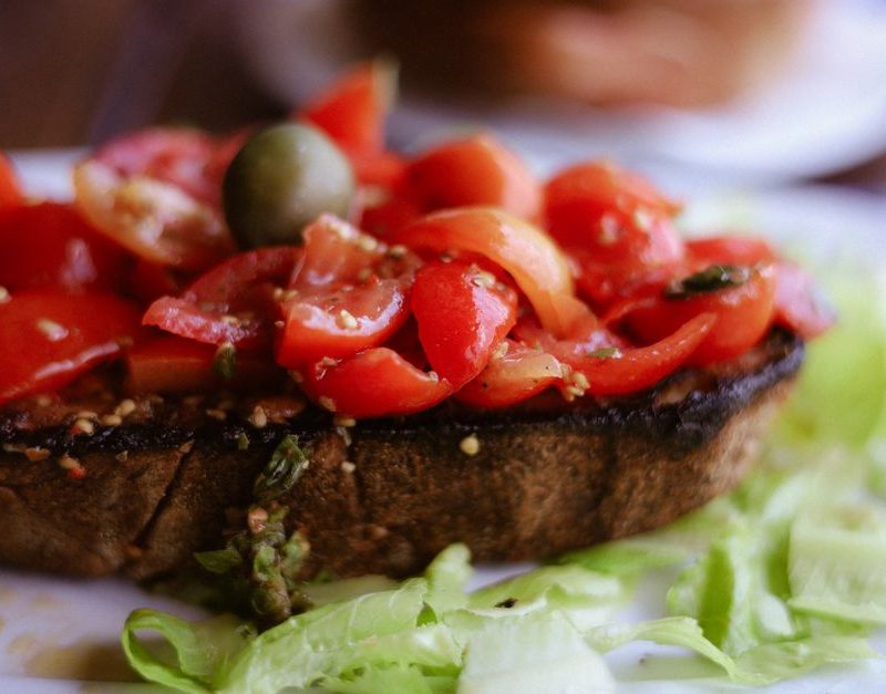 Tomato and Basil Bruschetta With Beans Tomato and Basil Bruschetta With Beans